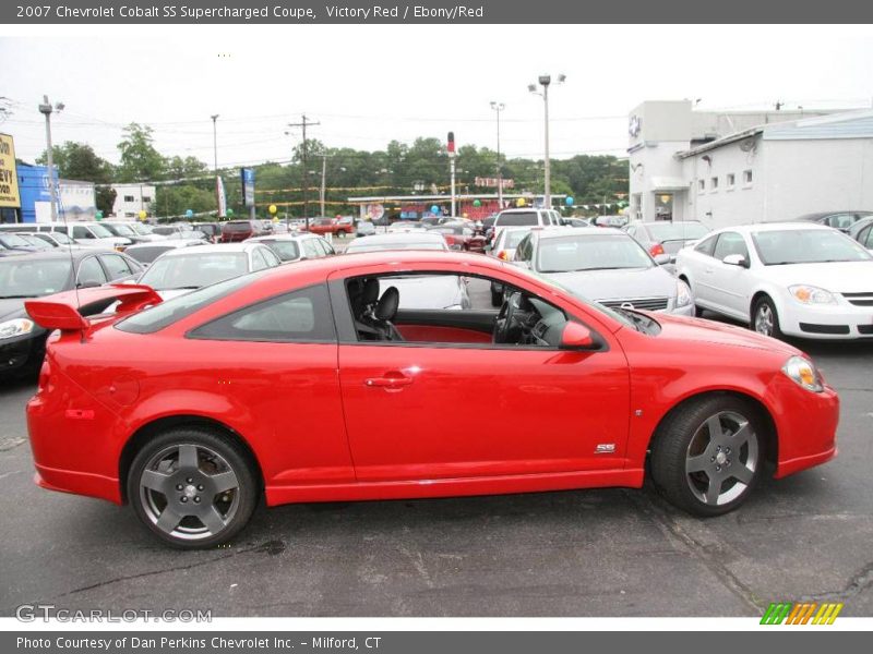 Victory Red / Ebony/Red 2007 Chevrolet Cobalt SS Supercharged Coupe