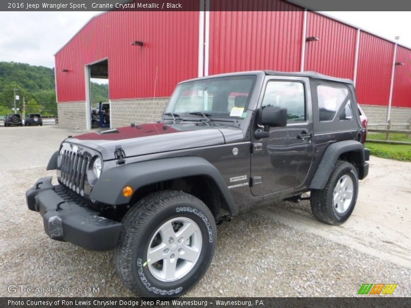 Front 3/4 View of 2016 Wrangler Sport