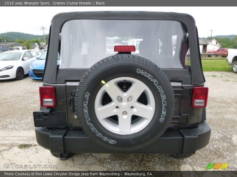 Granite Crystal Metallic / Black 2016 Jeep Wrangler Sport