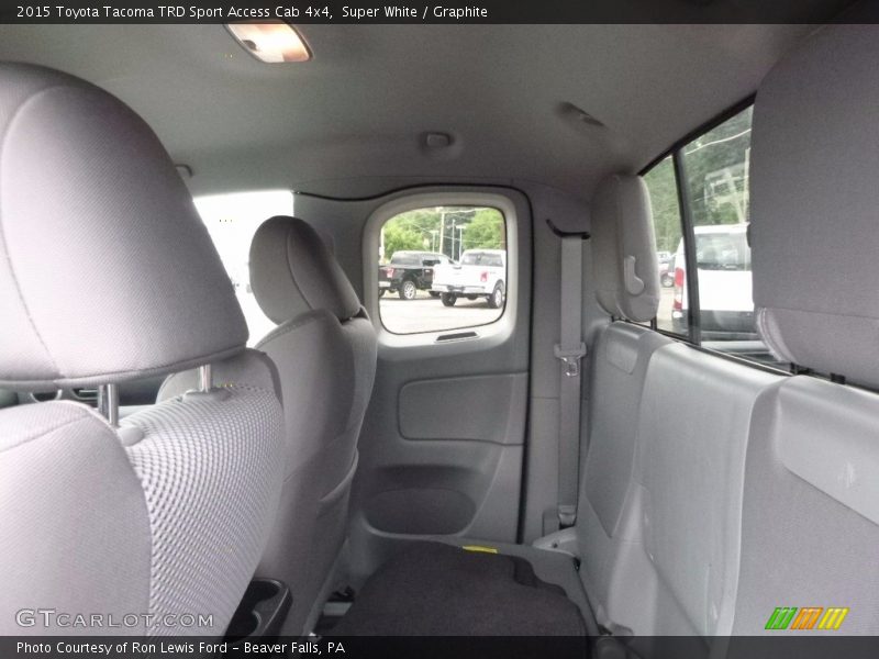 Super White / Graphite 2015 Toyota Tacoma TRD Sport Access Cab 4x4