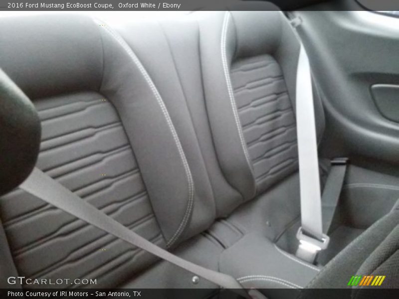 Oxford White / Ebony 2016 Ford Mustang EcoBoost Coupe