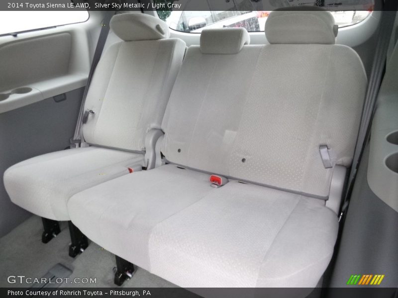 Silver Sky Metallic / Light Gray 2014 Toyota Sienna LE AWD