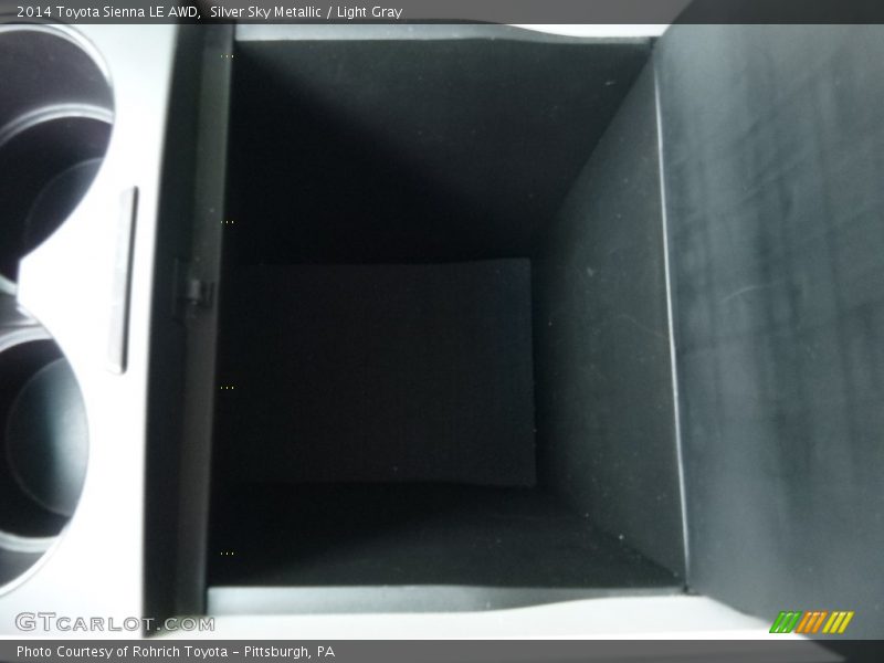 Silver Sky Metallic / Light Gray 2014 Toyota Sienna LE AWD