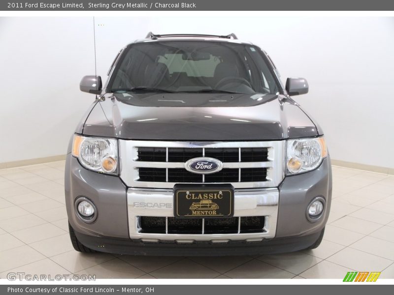 Sterling Grey Metallic / Charcoal Black 2011 Ford Escape Limited