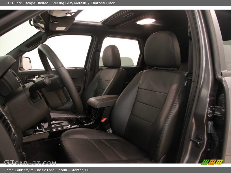 Sterling Grey Metallic / Charcoal Black 2011 Ford Escape Limited