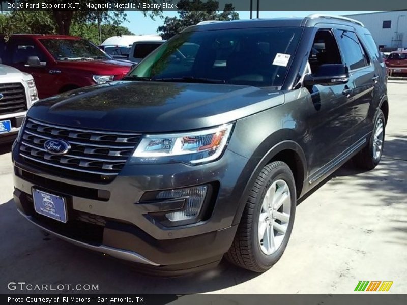 Magnetic Metallic / Ebony Black 2016 Ford Explorer XLT