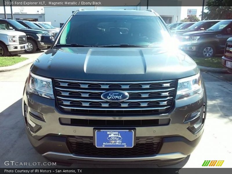 Magnetic Metallic / Ebony Black 2016 Ford Explorer XLT