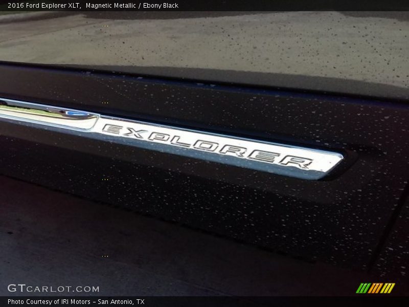 Magnetic Metallic / Ebony Black 2016 Ford Explorer XLT
