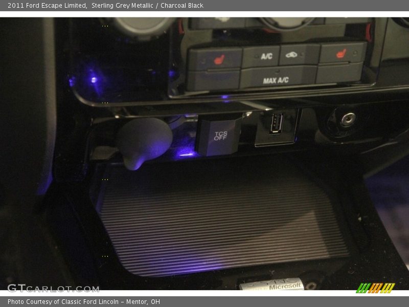Sterling Grey Metallic / Charcoal Black 2011 Ford Escape Limited