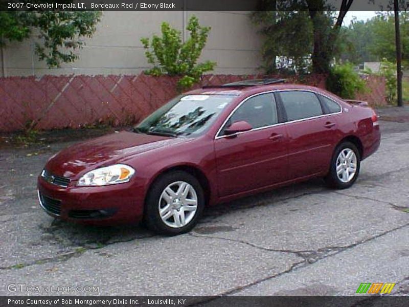 Bordeaux Red / Ebony Black 2007 Chevrolet Impala LT