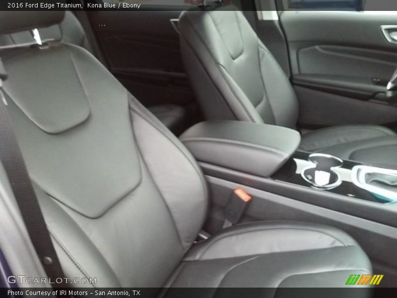 Kona Blue / Ebony 2016 Ford Edge Titanium