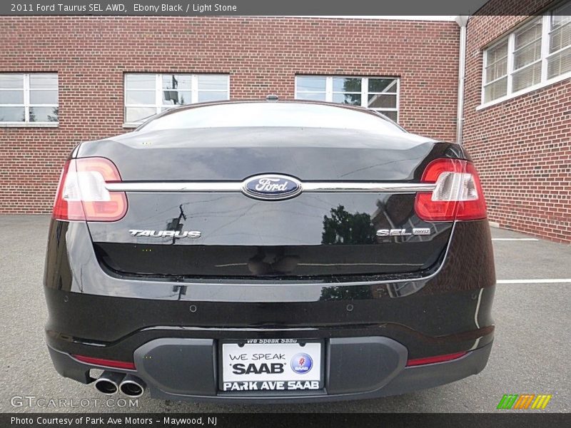 Ebony Black / Light Stone 2011 Ford Taurus SEL AWD