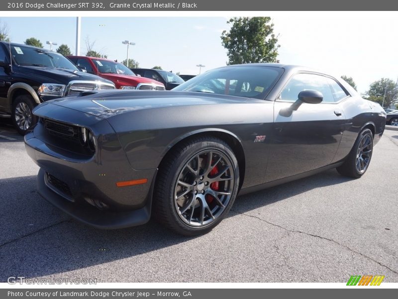 Granite Crystal Metallic / Black 2016 Dodge Challenger SRT 392