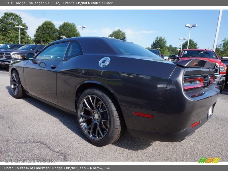 Granite Crystal Metallic / Black 2016 Dodge Challenger SRT 392