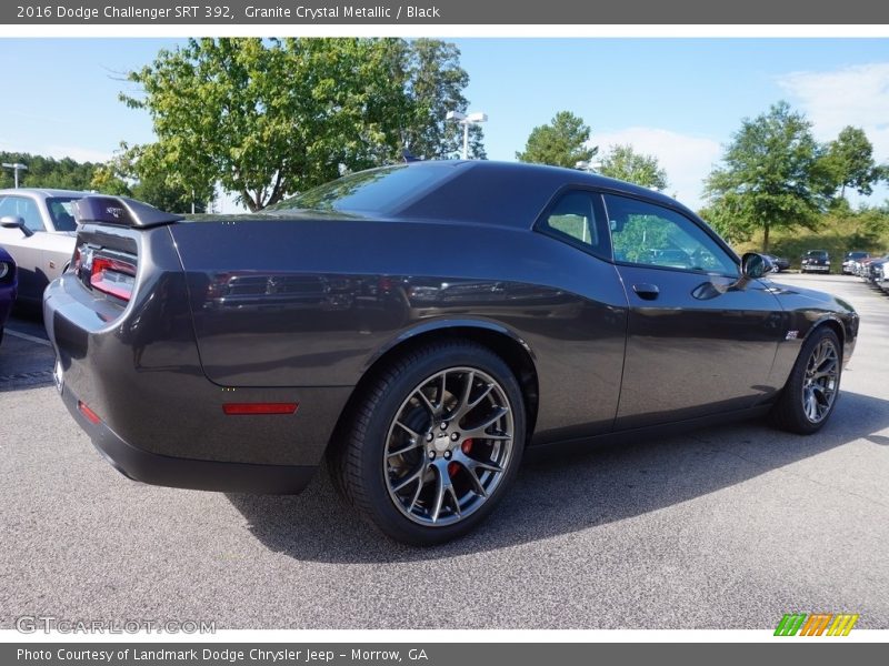 Granite Crystal Metallic / Black 2016 Dodge Challenger SRT 392