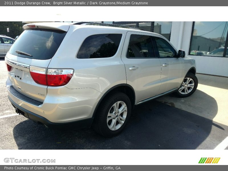 Bright Silver Metallic / Dark Graystone/Medium Graystone 2011 Dodge Durango Crew