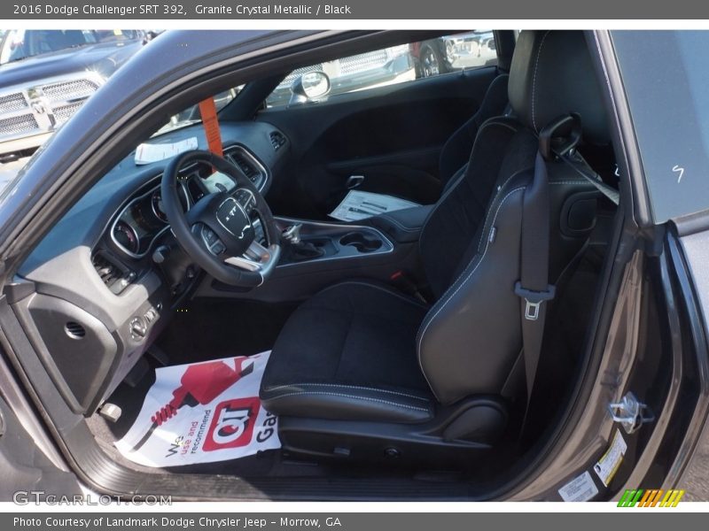 Granite Crystal Metallic / Black 2016 Dodge Challenger SRT 392