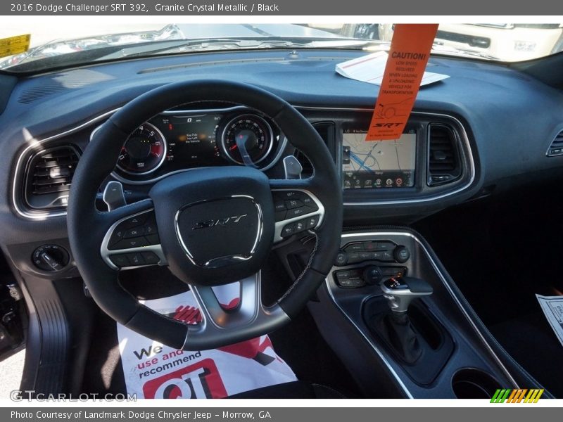 Granite Crystal Metallic / Black 2016 Dodge Challenger SRT 392