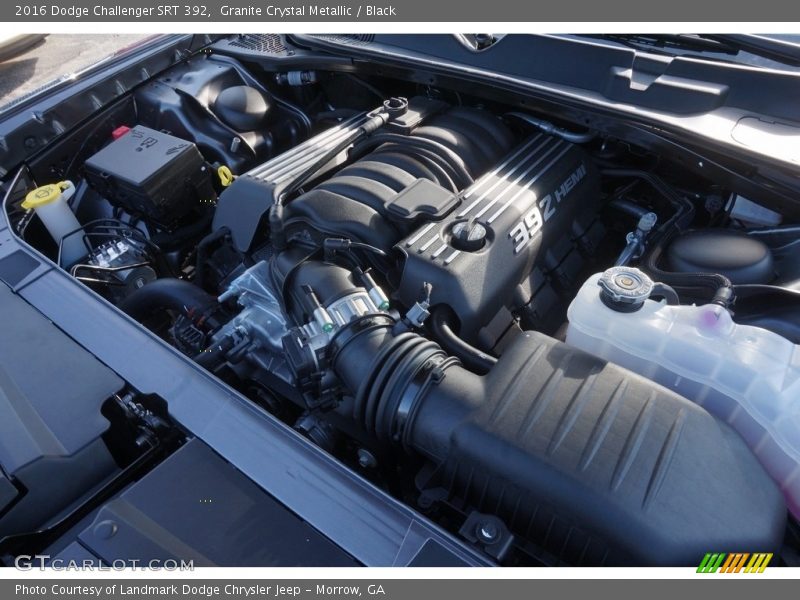 Granite Crystal Metallic / Black 2016 Dodge Challenger SRT 392