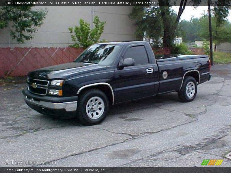Dark Blue Metallic / Dark Charcoal 2007 Chevrolet Silverado 1500 Classic LS Regular Cab