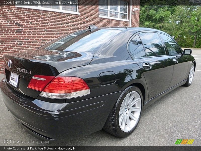 Jet Black / Black 2008 BMW 7 Series 750Li Sedan