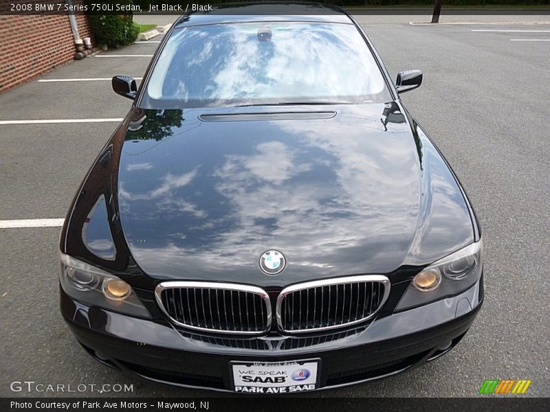 Jet Black / Black 2008 BMW 7 Series 750Li Sedan