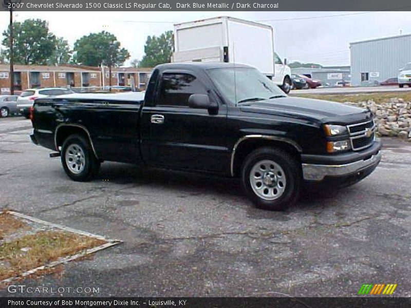 Dark Blue Metallic / Dark Charcoal 2007 Chevrolet Silverado 1500 Classic LS Regular Cab