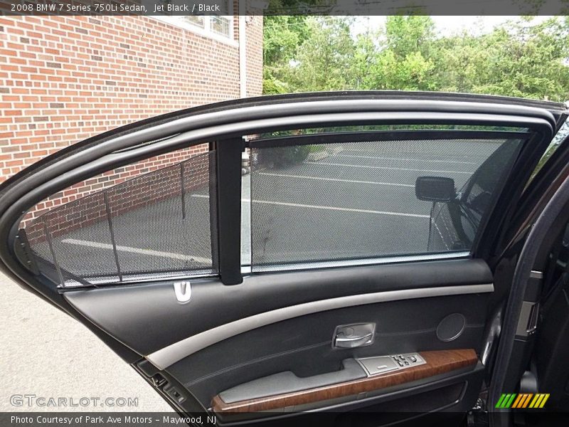 Jet Black / Black 2008 BMW 7 Series 750Li Sedan