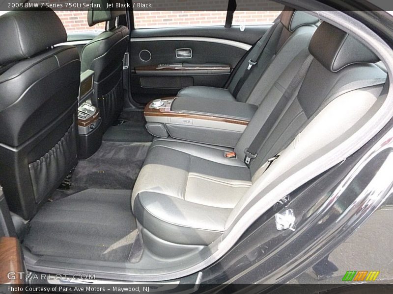 Jet Black / Black 2008 BMW 7 Series 750Li Sedan