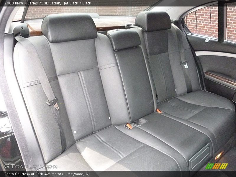 Jet Black / Black 2008 BMW 7 Series 750Li Sedan