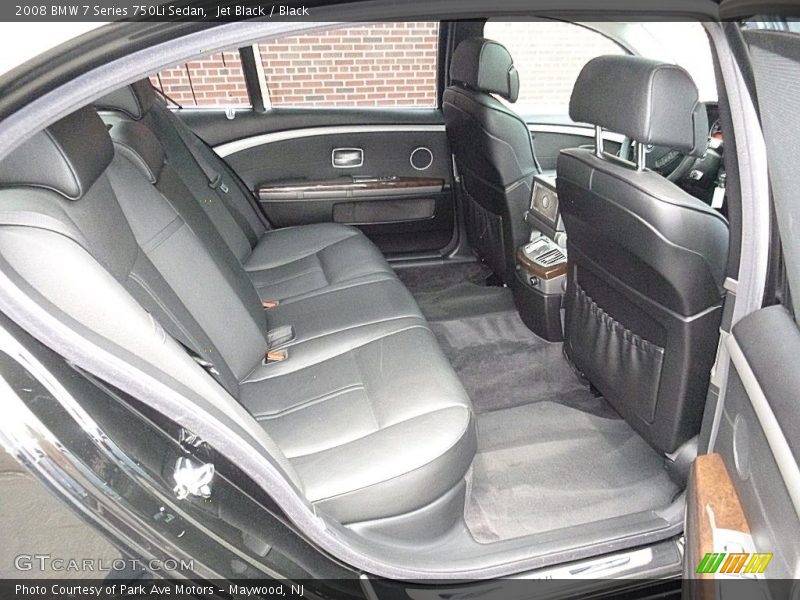 Jet Black / Black 2008 BMW 7 Series 750Li Sedan