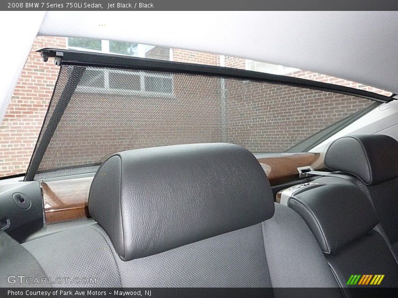 Jet Black / Black 2008 BMW 7 Series 750Li Sedan