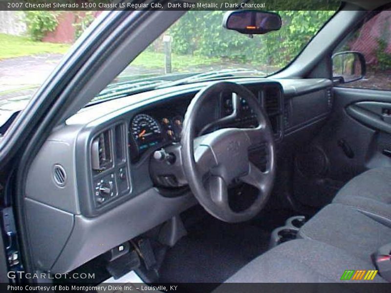 Dark Blue Metallic / Dark Charcoal 2007 Chevrolet Silverado 1500 Classic LS Regular Cab