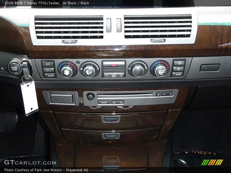 Jet Black / Black 2008 BMW 7 Series 750Li Sedan