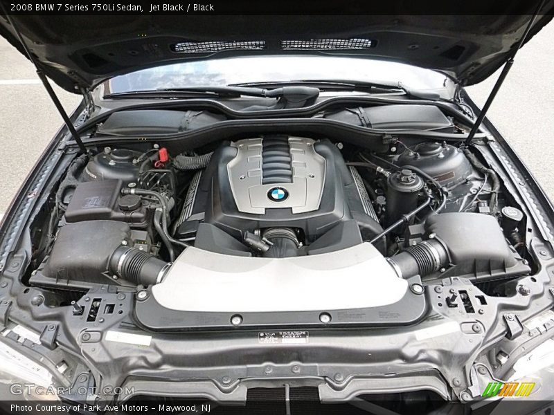 Jet Black / Black 2008 BMW 7 Series 750Li Sedan