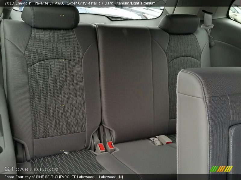 Cyber Gray Metallic / Dark Titanium/Light Titanium 2013 Chevrolet Traverse LT AWD