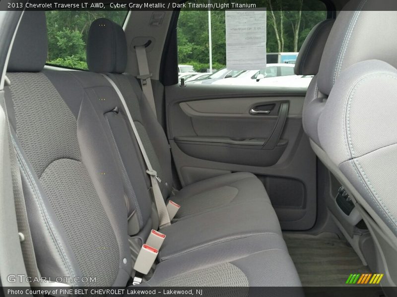 Cyber Gray Metallic / Dark Titanium/Light Titanium 2013 Chevrolet Traverse LT AWD
