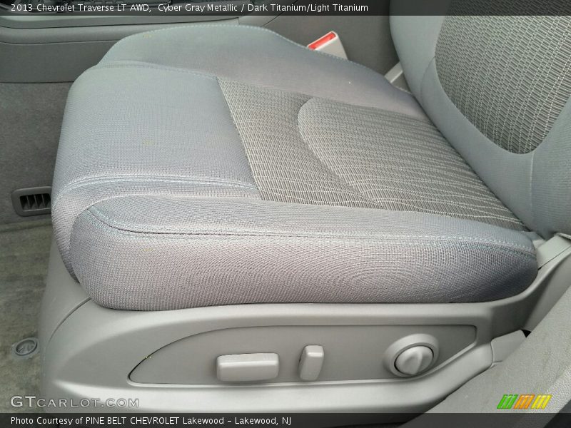 Cyber Gray Metallic / Dark Titanium/Light Titanium 2013 Chevrolet Traverse LT AWD