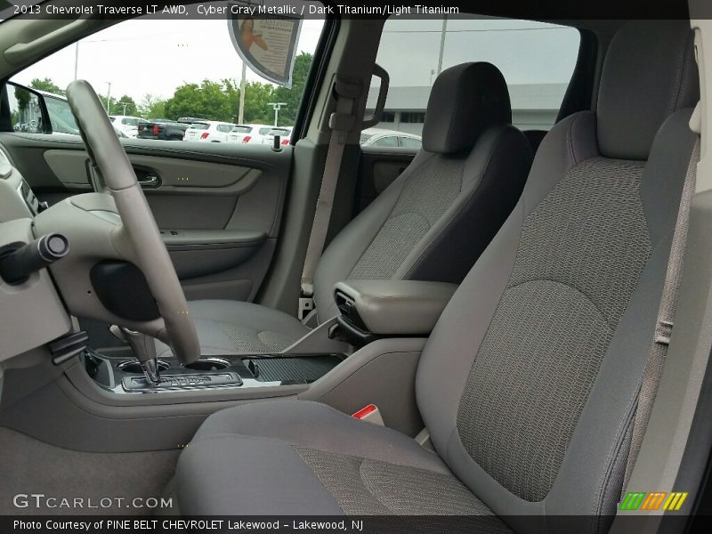 Cyber Gray Metallic / Dark Titanium/Light Titanium 2013 Chevrolet Traverse LT AWD