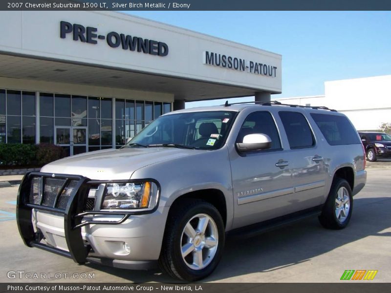 Silver Birch Metallic / Ebony 2007 Chevrolet Suburban 1500 LT