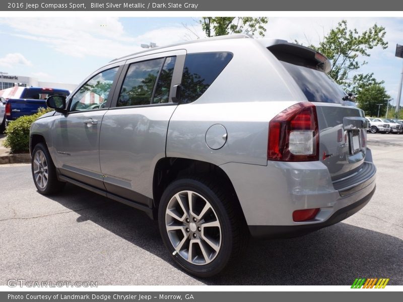 Billet Silver Metallic / Dark Slate Gray 2016 Jeep Compass Sport