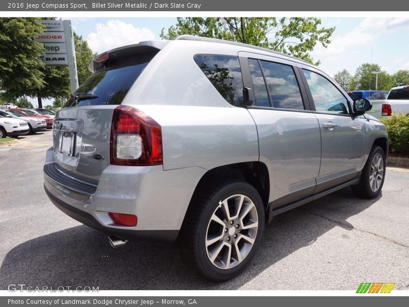 Billet Silver Metallic / Dark Slate Gray 2016 Jeep Compass Sport