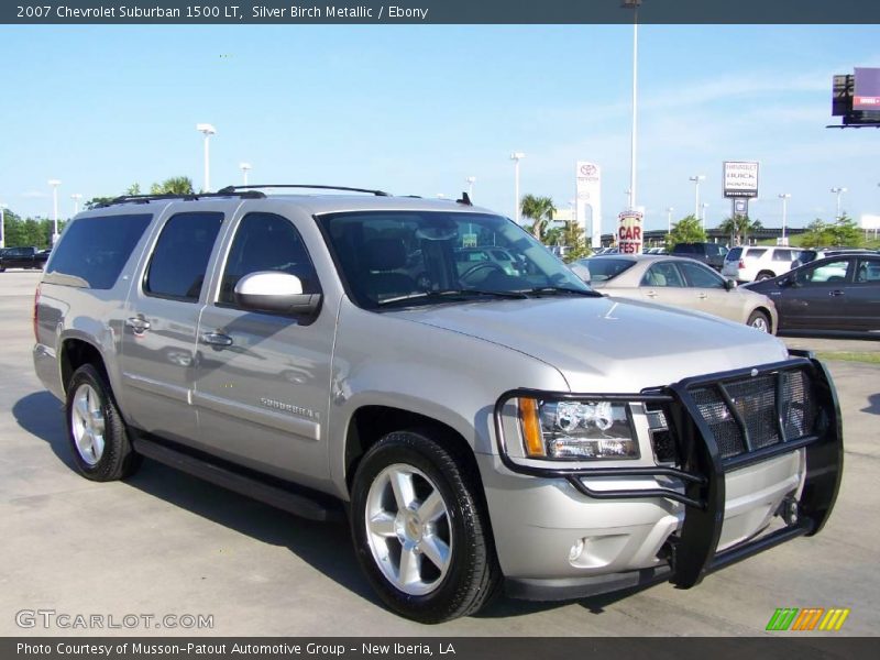 Silver Birch Metallic / Ebony 2007 Chevrolet Suburban 1500 LT