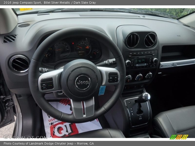 Billet Silver Metallic / Dark Slate Gray 2016 Jeep Compass Sport