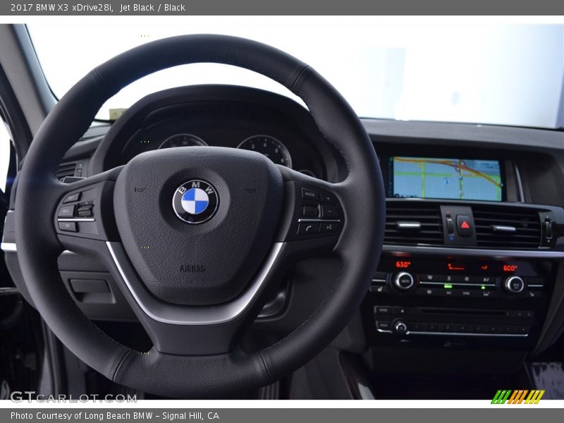 Jet Black / Black 2017 BMW X3 xDrive28i