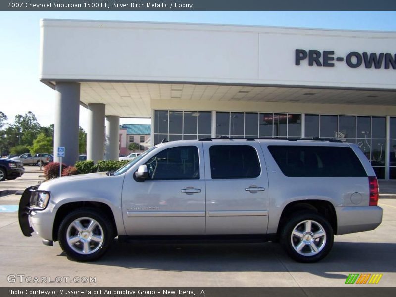 Silver Birch Metallic / Ebony 2007 Chevrolet Suburban 1500 LT