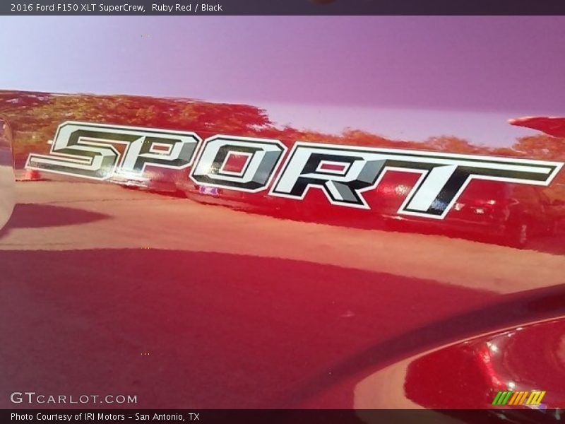 Ruby Red / Black 2016 Ford F150 XLT SuperCrew