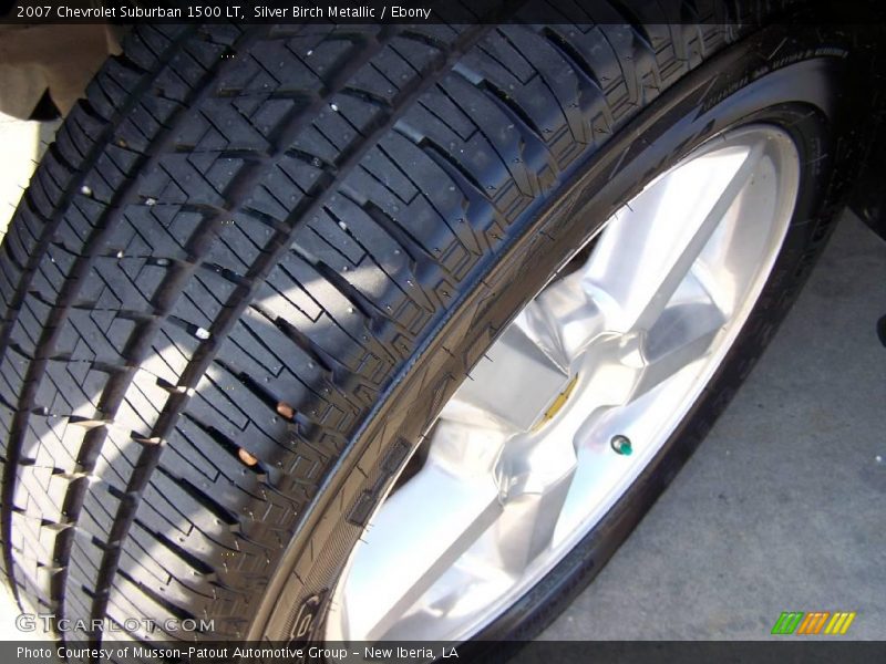 Silver Birch Metallic / Ebony 2007 Chevrolet Suburban 1500 LT