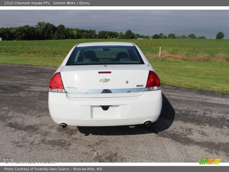 Summit White / Ebony 2010 Chevrolet Impala PPV