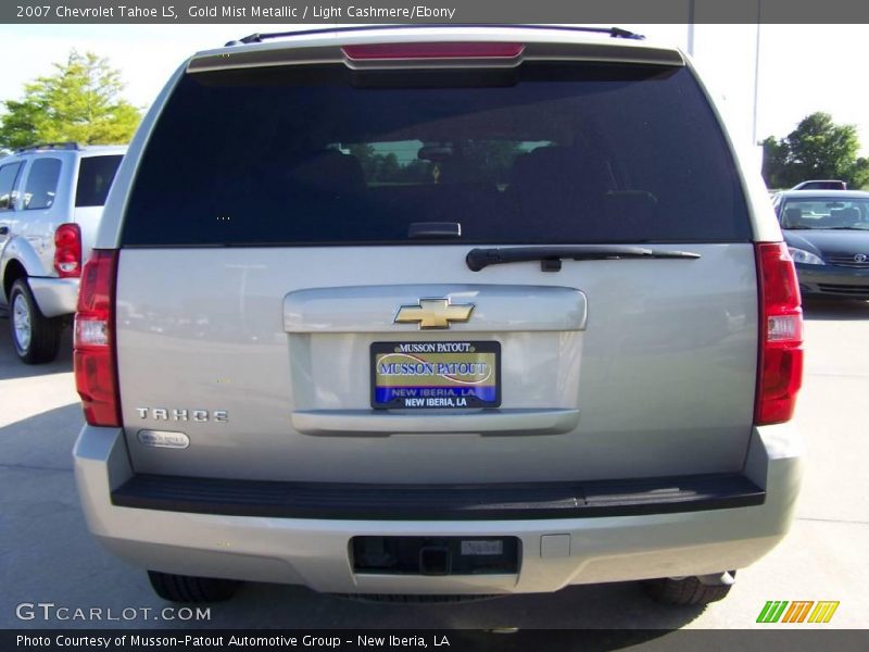 Gold Mist Metallic / Light Cashmere/Ebony 2007 Chevrolet Tahoe LS